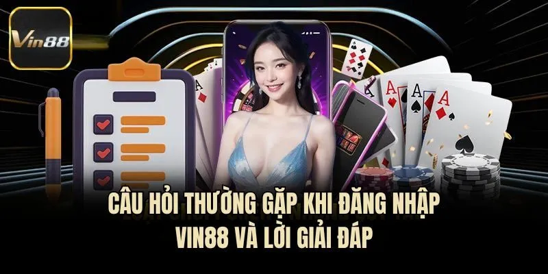 Câu hỏi thường gặp khi đăng nhập Vin88 và lời giải đáp