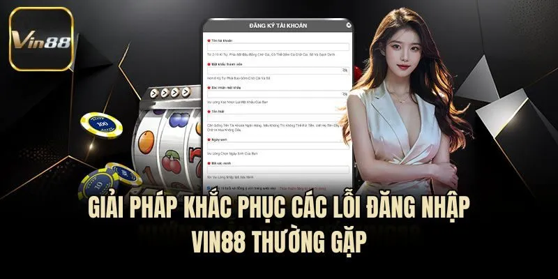 Giải pháp khắc phục các lỗi đăng nhập Vin88 thường gặp